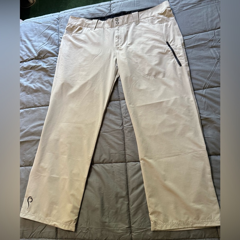 Prois Hunting Adventure Pants Women XXL Stone Outdoor Zip Pockets Hiking